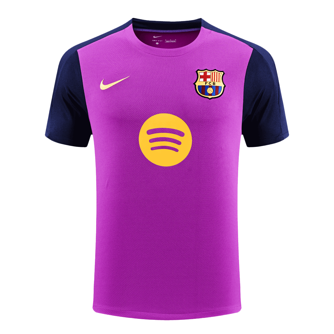 Barcelona Pre-Match Training Soccer Jersey 2025/26 Purple