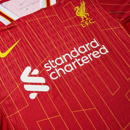Authentic Liverpool Home Soccer Jersey Red - CHAMPIONS 24/25