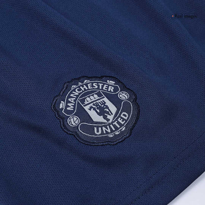 Kid's Manchester United Away Football Shirt Kit (Shirt+Shorts) 2024/25