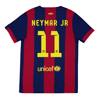 Retro NEYMAR JR #11 2014/15 Barcelona Home Soccer Jersey