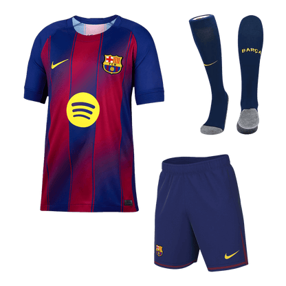 Barcelona Home Soccer Jersey Kit(Jersey+Shorts+Socks) 2025/26 Red&Blue