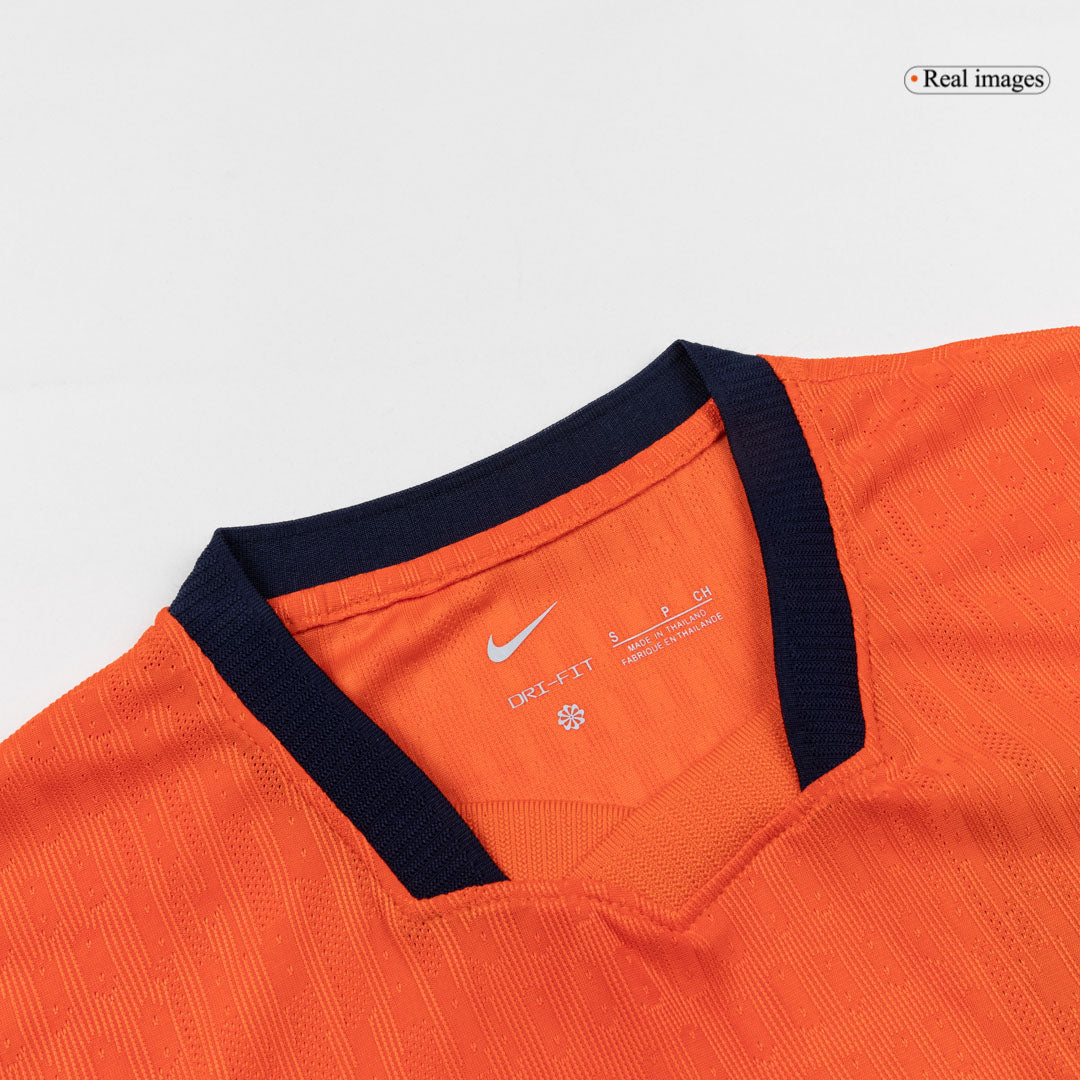 Authentic VIRGIL #4 Netherlands Home Football Shirt 2026
