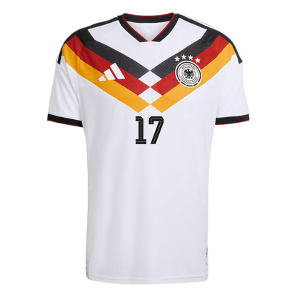 Authentic WIRTZ #17 Germany Home Soccer Jersey 2026