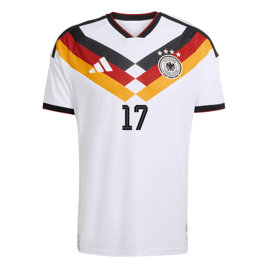 Men's Germany WIRTZ #17 Home Jersey World Cup 2026 - Slim Fit