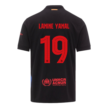 LAMINE YAMAL #19 Barcelona Away Soccer Jersey 2024/25 - UCL