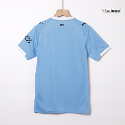 RODRIGO #16 Manchester City Home Soccer Jersey 2025/26 Blue