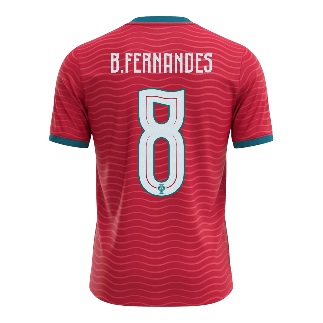 B.FERNANDES #8 Portugal Home Soccer Jersey 2026