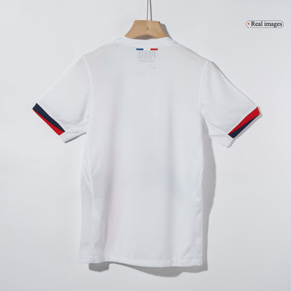 O.DEMBÉLÉ#10 PSG Away Soccer Jersey 2024/25 White - UCL