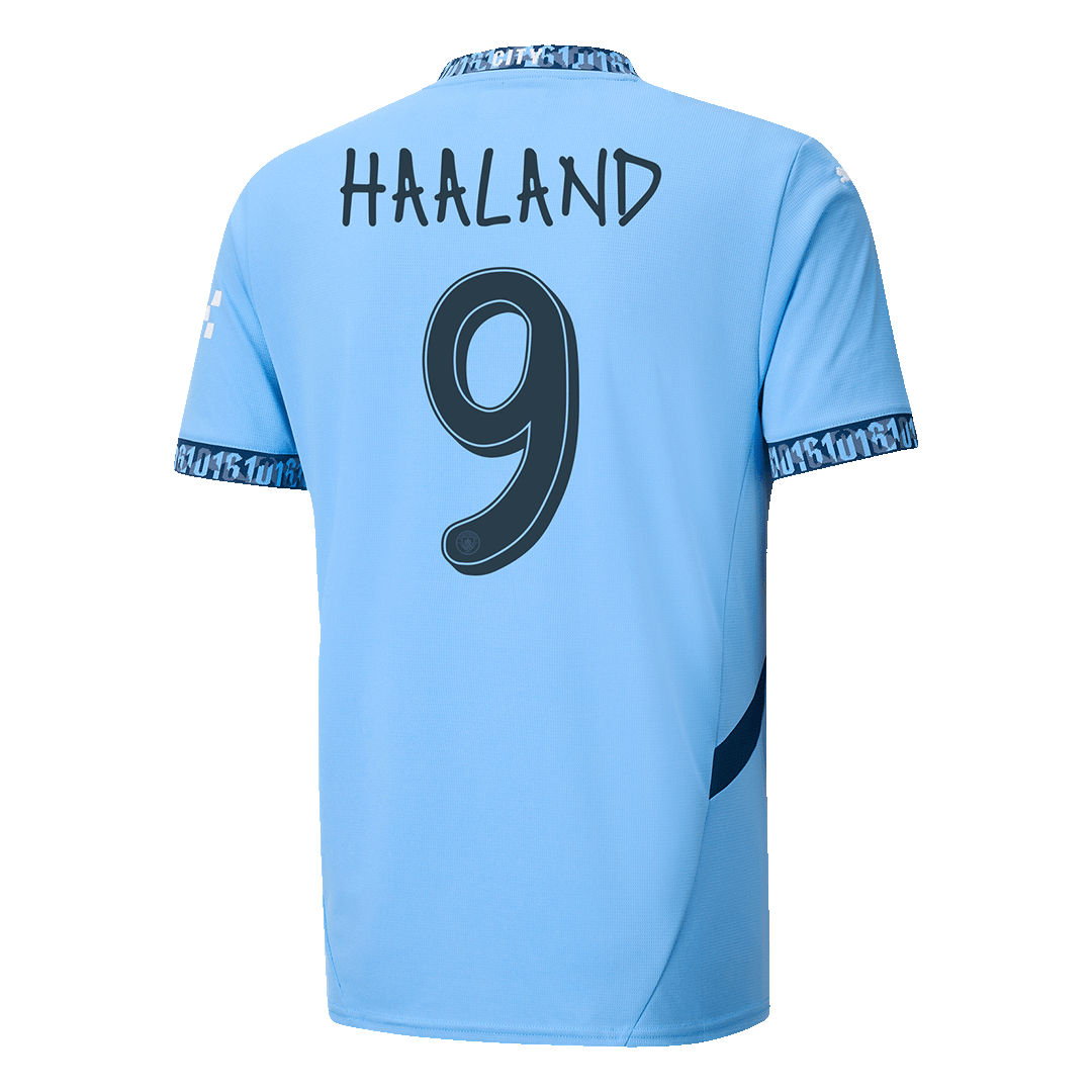HAALAND #9 Manchester City Home Football Shirt - UCL