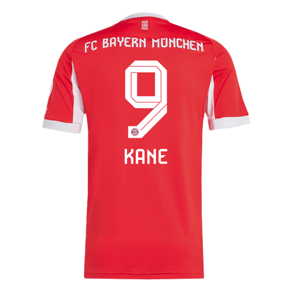 KANE #9 Bayern Munich Home Soccer Jersey 2025/26 Red
