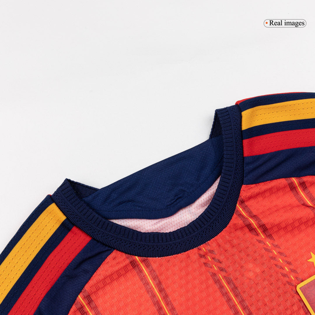 Authentic Spain Home Long Sleeve Soccer Jersey 2026