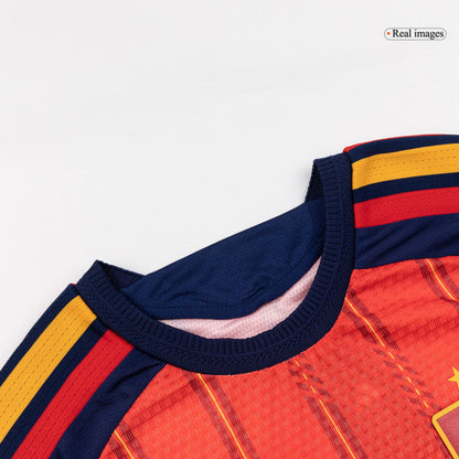 Authentic Spain Home Long Sleeve Soccer Jersey 2026