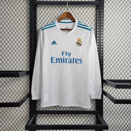 Maillot 17/18 Real Madrid Rétro Manches Longues