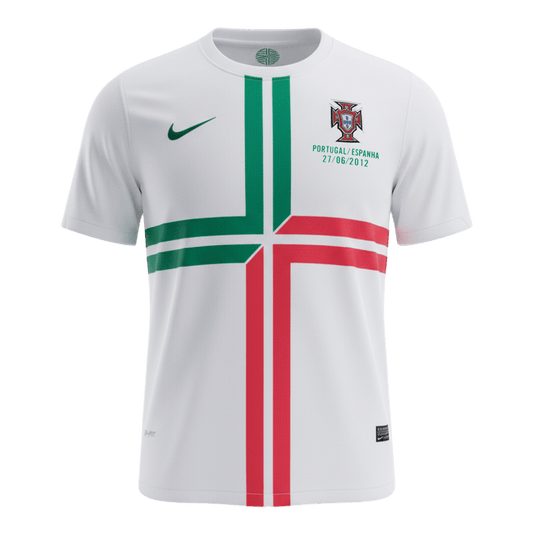 Retro 2012 Portugal Away Soccer Jersey