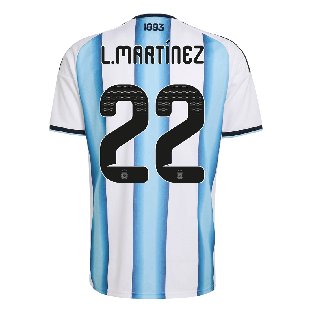 Men's Argentina L.MARTÍNEZ Home Jersey #22 World Cup 2026 [PREMIUM]