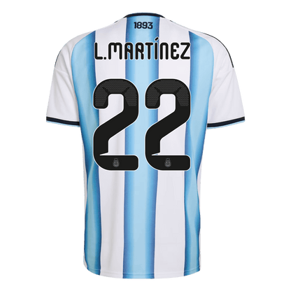 Men's Argentina L.MARTÍNEZ Home Jersey #22 World Cup 2026 [PREMIUM]