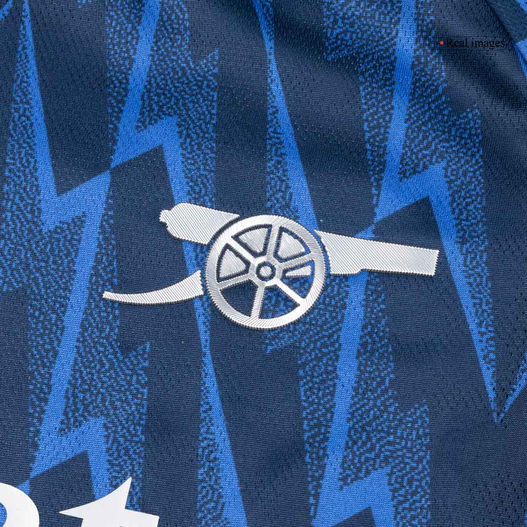 ØDEGAARD #8 Authentic Arsenal Away Soccer Jersey 2025/26 Blue