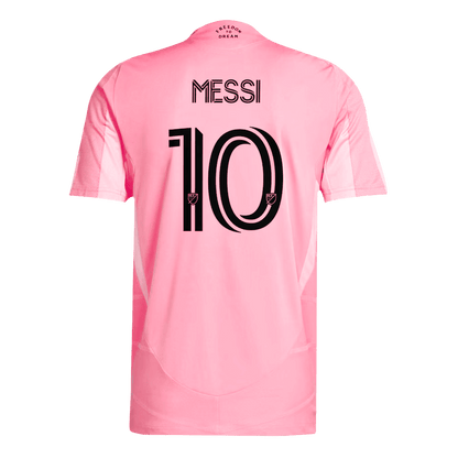 MESSI #10 Authentic Inter Miami CF Home Soccer Jersey 2025 Pink