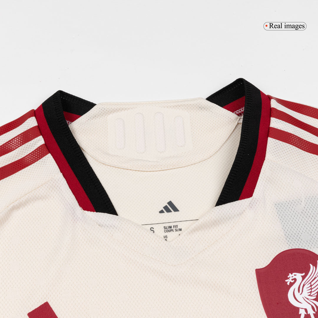 Authentic SZOBOSZLAI #8 Liverpool Away Soccer Jersey 2025/26