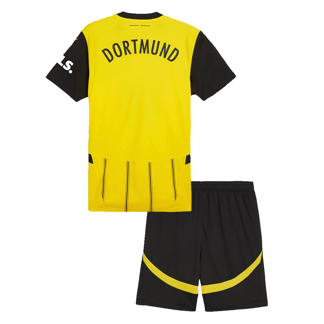 Kid's Borussia Dortmund Home Soccer Jersey Kit(Jersey+Shorts)