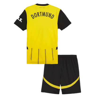 Kid's Borussia Dortmund Home Soccer Jersey Kit(Jersey+Shorts)