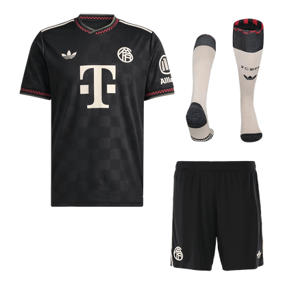 Bayern Munich Third Away Soccer Jersey Kit(Jersey+Shorts+Socks) 2025/26