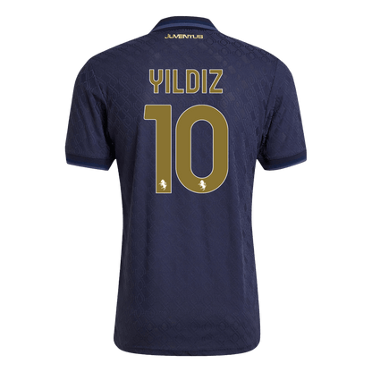 Authentic YILDIZ #10 Juventus Third Away Soccer Jersey 2024/25 - Save The Children Sponsor
