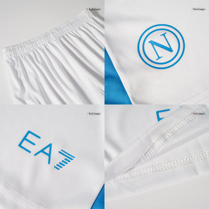 Kid's Napoli Home Soccer Jersey Kit(Jersey+Shorts) 2024/25