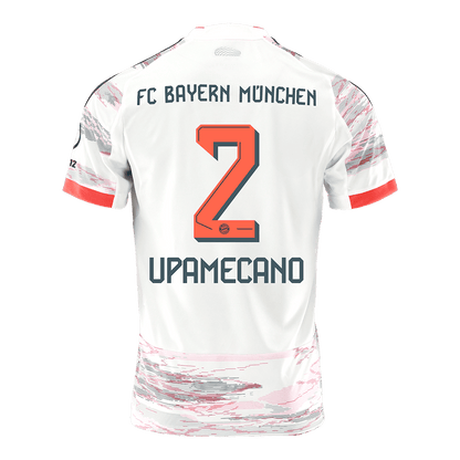 UPAMECANO #2 Bayern Munich Away Soccer Jersey 2025/26