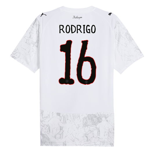 RODRIGO #16 Manchester City KidSuper Soccer Jersey 2025/26 White - Club World Cup