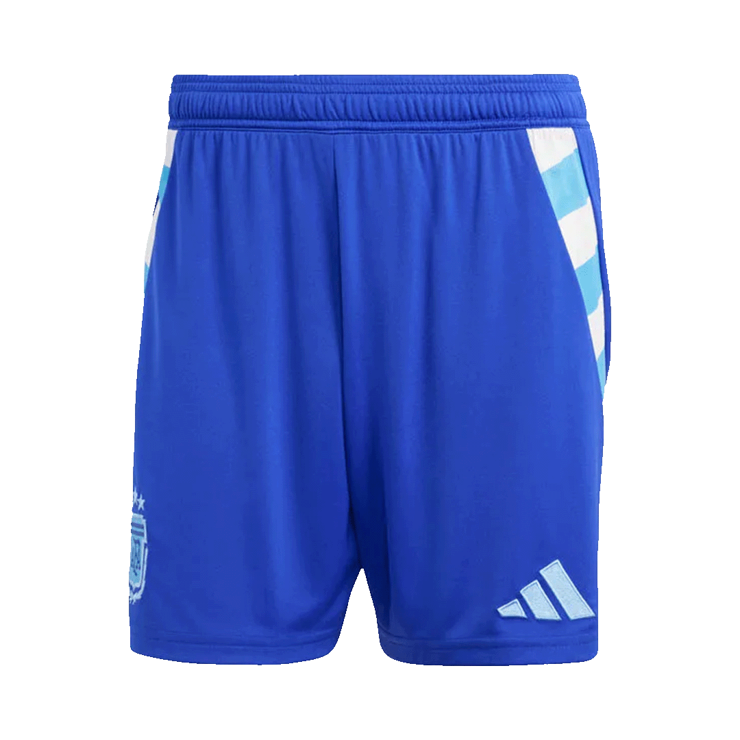 Men's Argentina Away Soccer Jersey Kit  (Jersey+Shorts) 2024