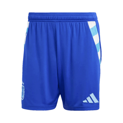 Men's Argentina Away Soccer Jersey Kit  (Jersey+Shorts+Socks) 2024