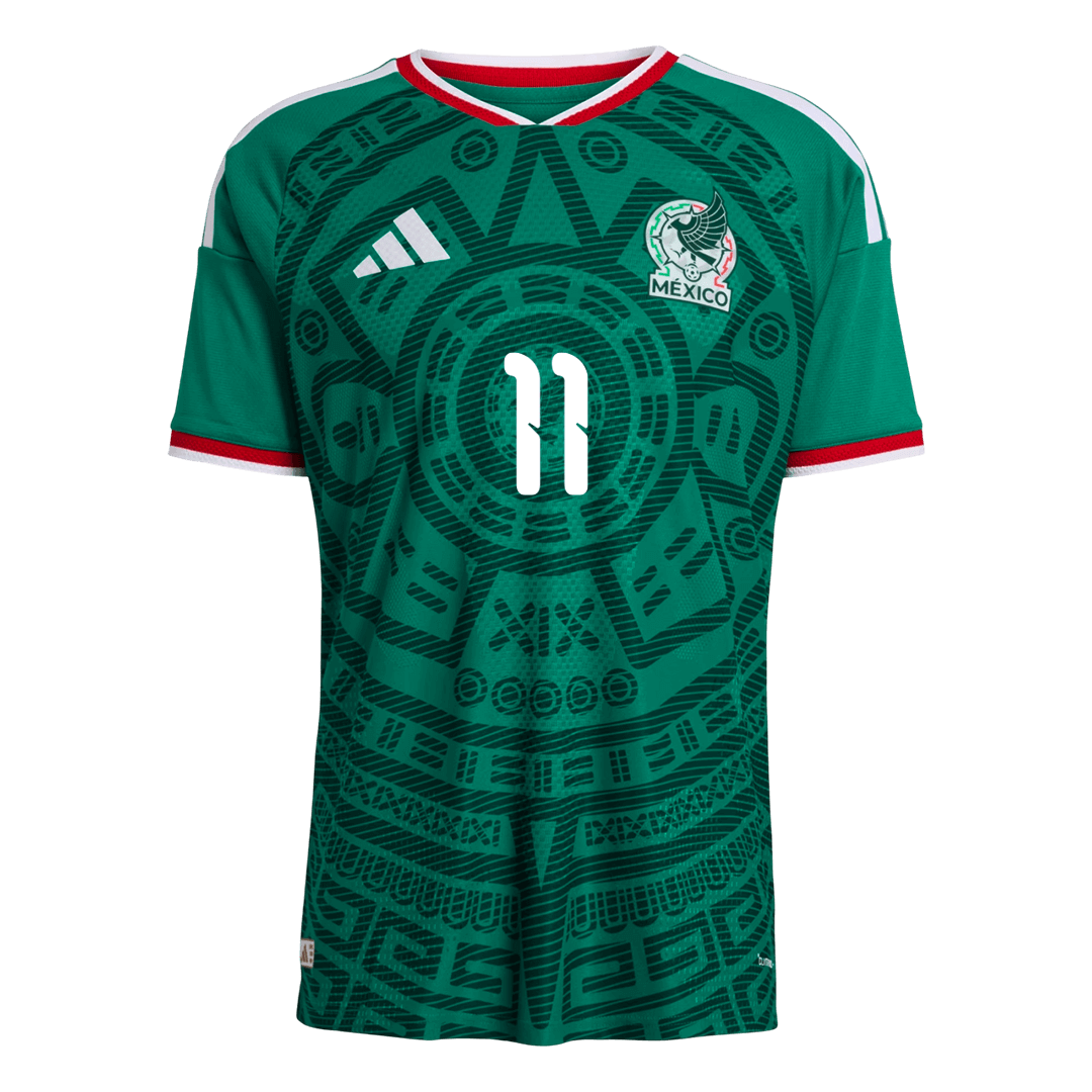Mexico S.GIMENEZ #11 Men's Home Jersey 2026 World Cup - Slim Fit