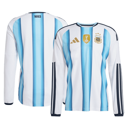 Authentic Argentina Home Long Sleeve Soccer Jersey 2026