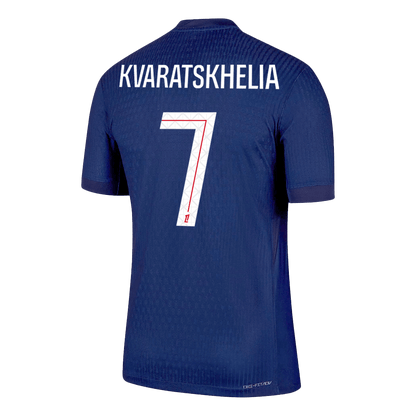 Authentic KVARATSKHELIA #7 PSG Home Soccer Jersey 2025/26 Navy