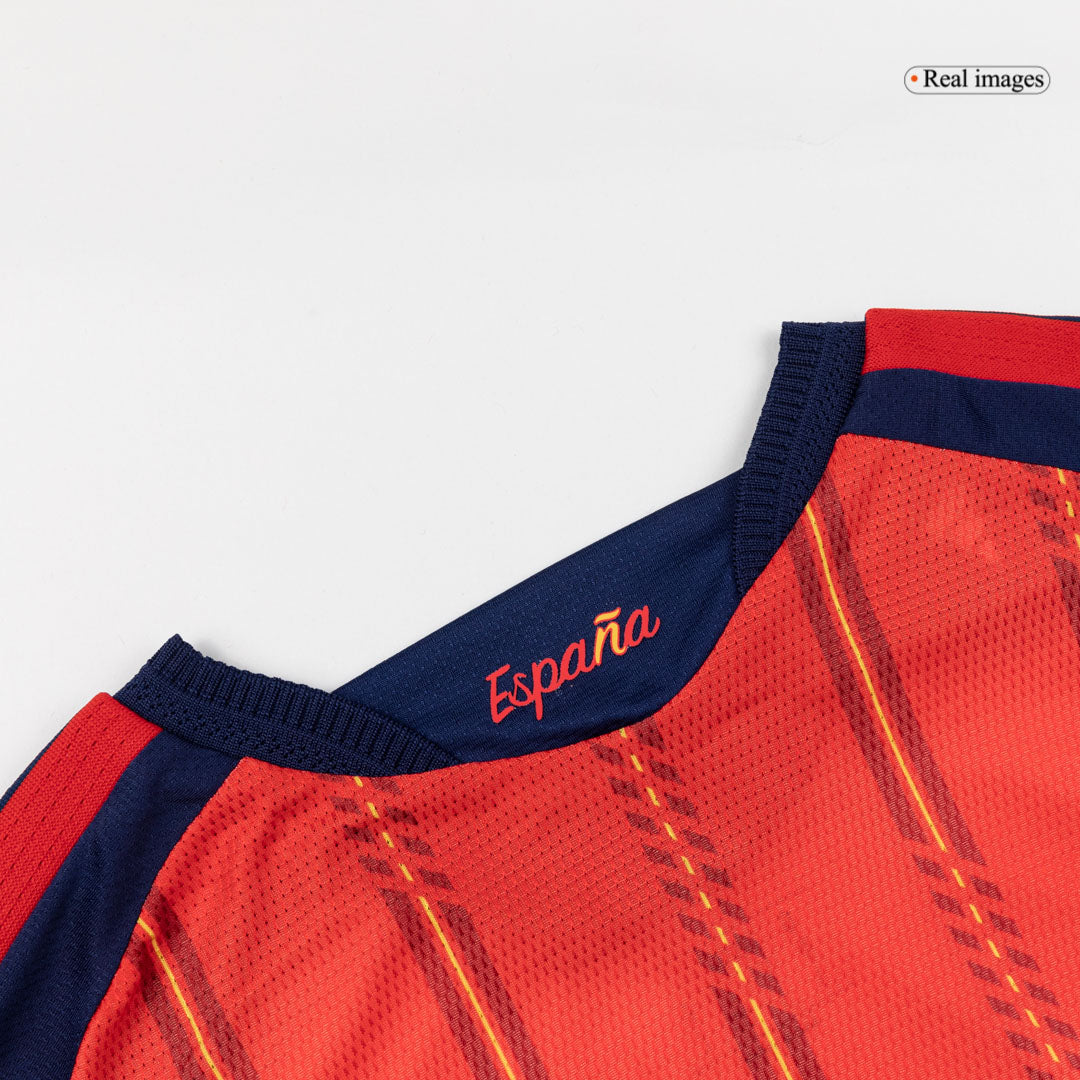 Authentic Spain Home Long Sleeve Soccer Jersey 2026
