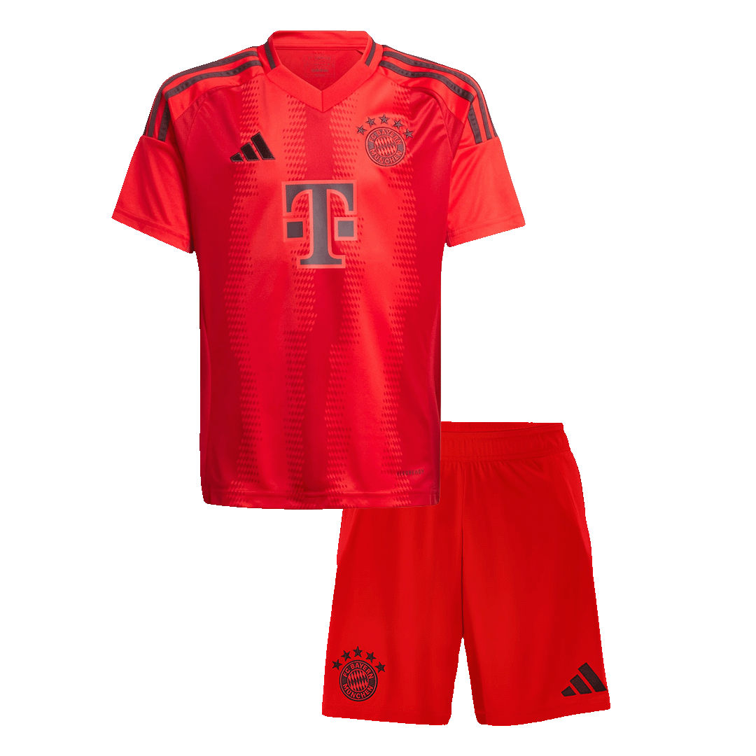 Kid's Bayern Munich Home Soccer Jersey Kit(Jersey+Shorts) Red