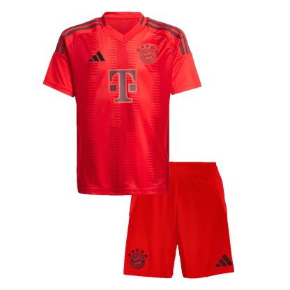 Kid's Bayern Munich Home Soccer Jersey Kit(Jersey+Shorts) Red