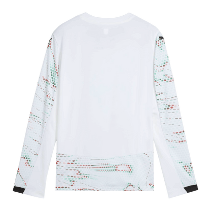 Portugal Away Long Sleeve Soccer Jersey 2025 White