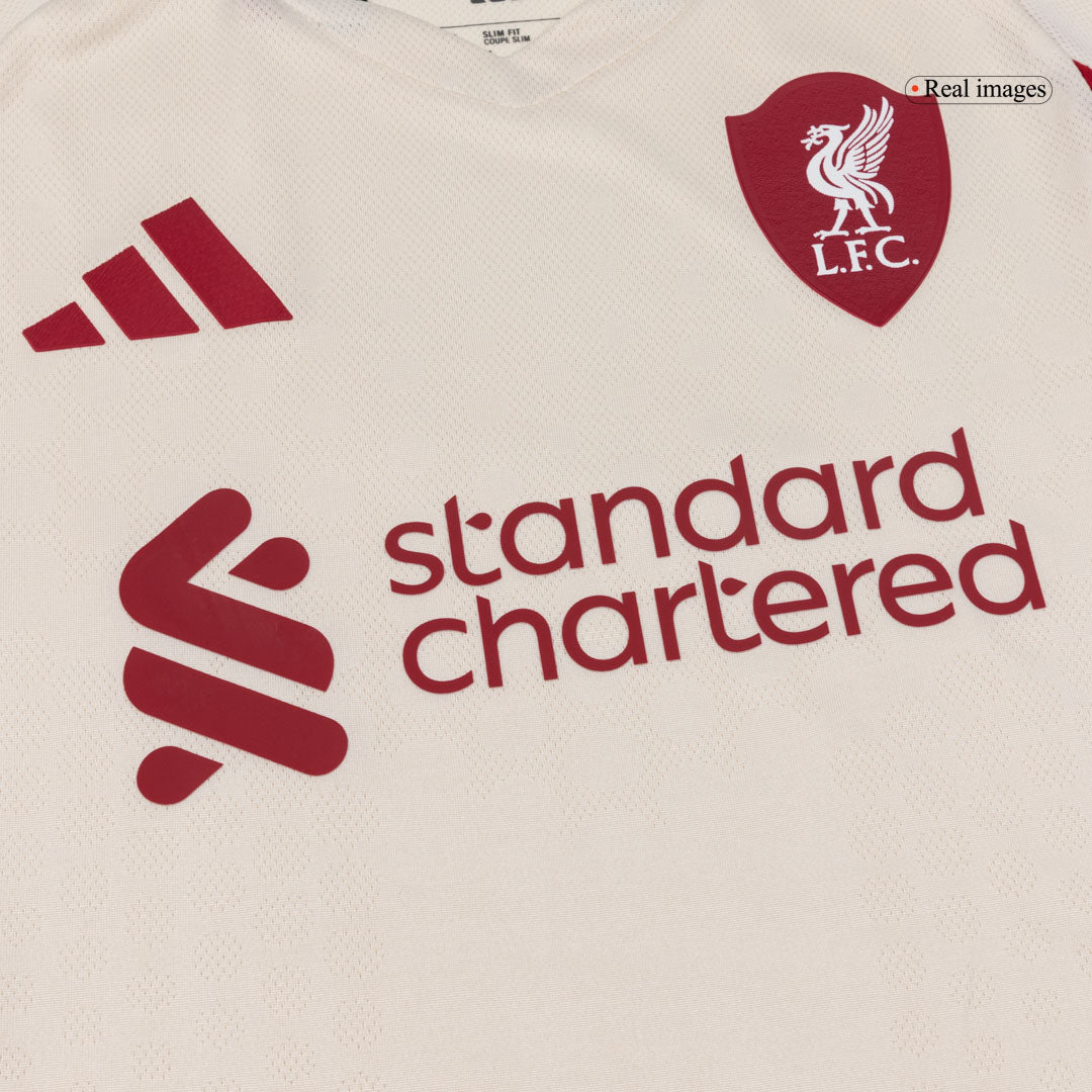 Authentic SZOBOSZLAI #8 Liverpool Away Soccer Jersey 2025/26