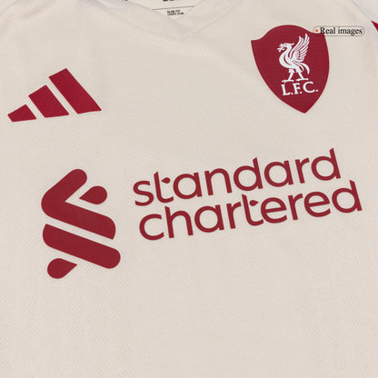 Authentic SZOBOSZLAI #8 Liverpool Away Soccer Jersey 2025/26