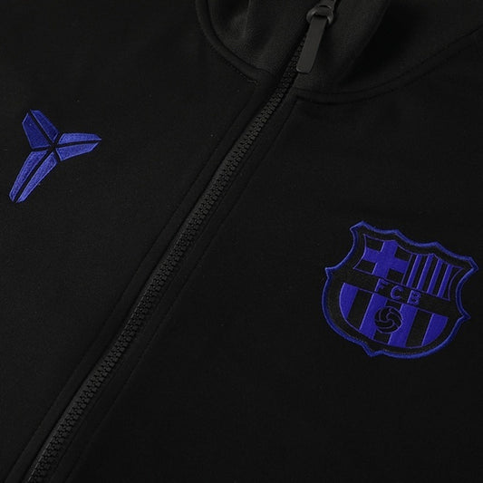 25/26 Barcelona Training Jacket Kit(Jacket+Pants) Black&Purple
