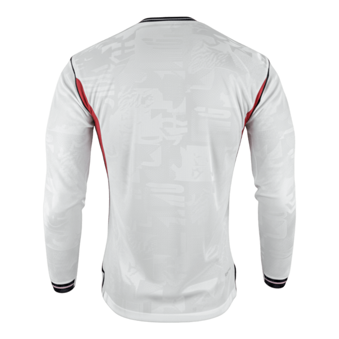 Authentic England Home Long Sleeve Soccer Jersey 2026