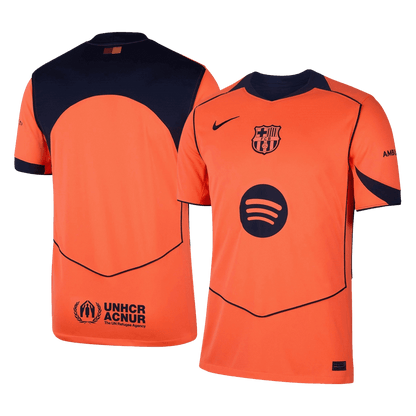 Barcelona Third Away Soccer Jersey 2025/26 Orange