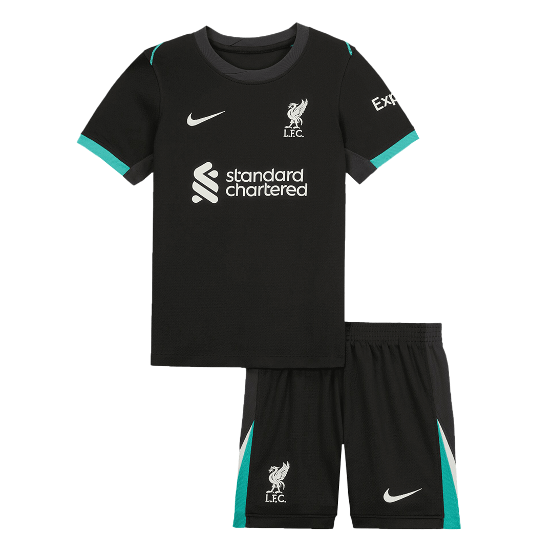 Kid's Liverpool Away Football Shirt Kit(Shirt+Shorts)