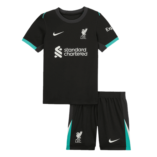 Kid's Liverpool Away Football Shirt Kit(Shirt+Shorts)