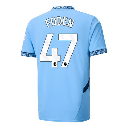 FODEN #47 Manchester City Home Football Shirt