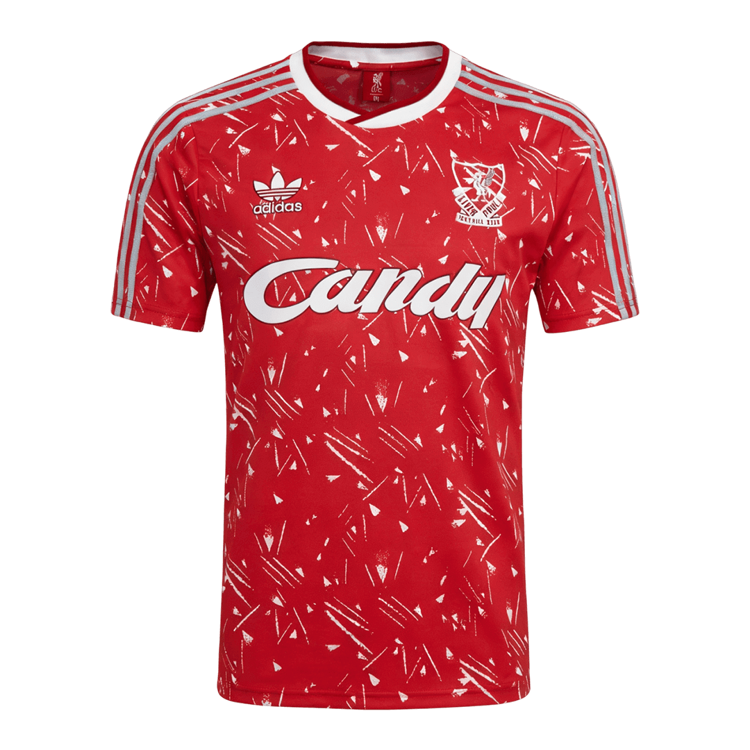 Retro 1989/91 Liverpool Home Soccer Jersey