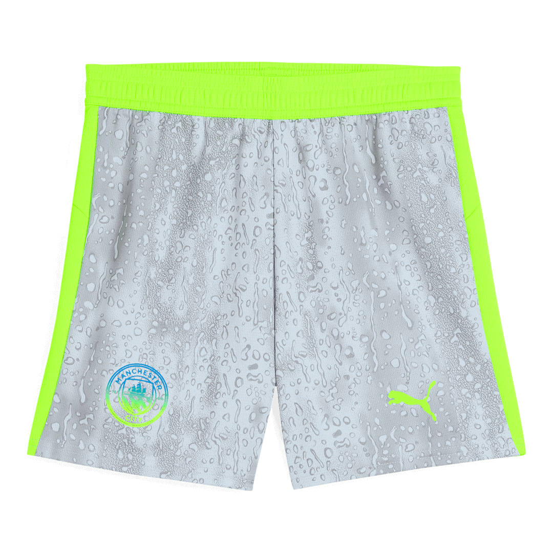 Manchester City Third Away Soccer Jersey Kit(Jersey+Shorts+Socks) 2025/26