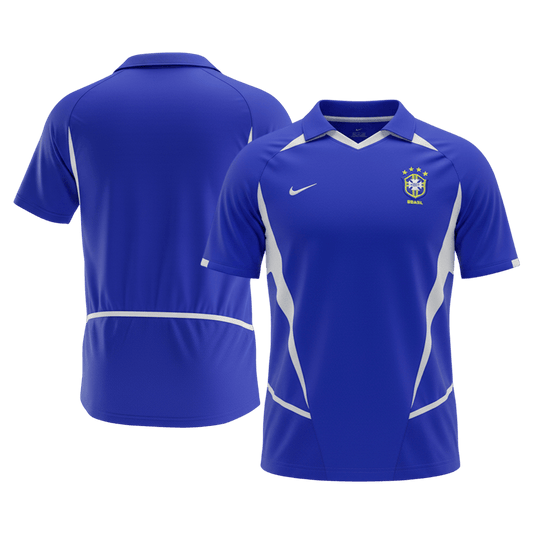 Retro 2002 Brazil Away Soccer Jersey